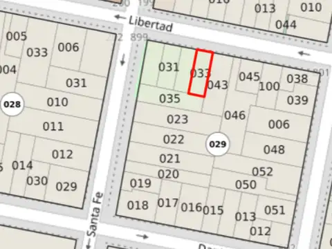 Venta terreno barrio sarmiento