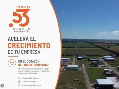 Venta lote parque industrial punto 53 unquillo cba