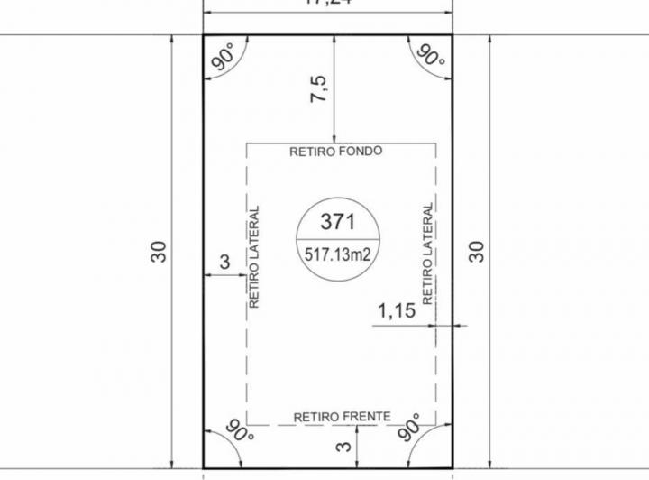 Terreno · 517m²