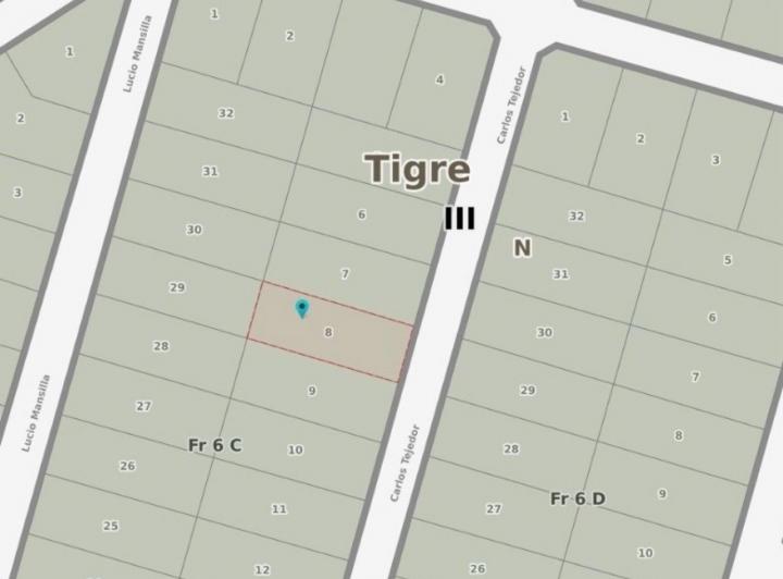 Terreno · 832m²