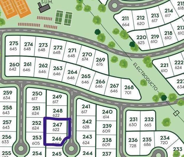Terreno · 605m²
