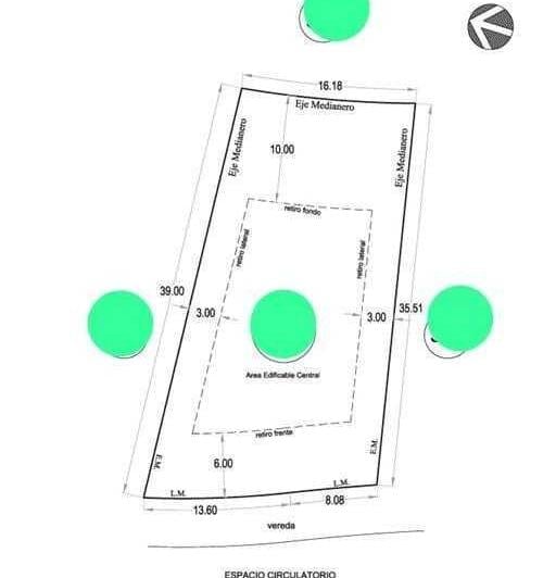 Terreno · 639m²