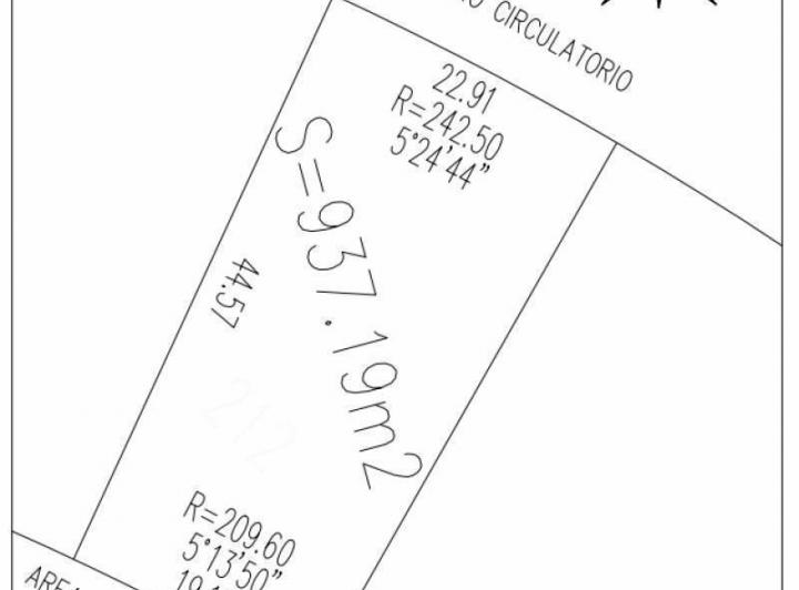 Terreno · 937m²
