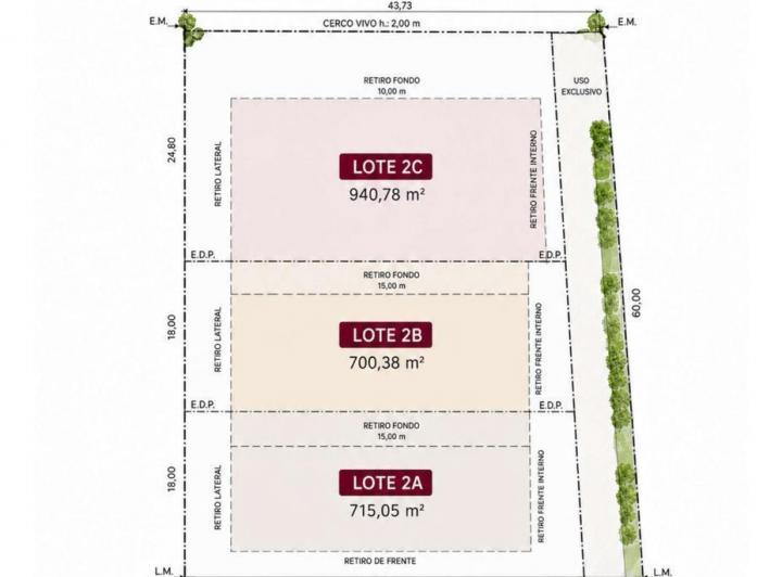Terreno · 746m²