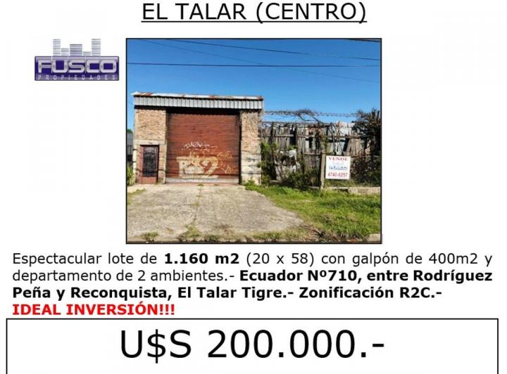 Terreno · 400m²