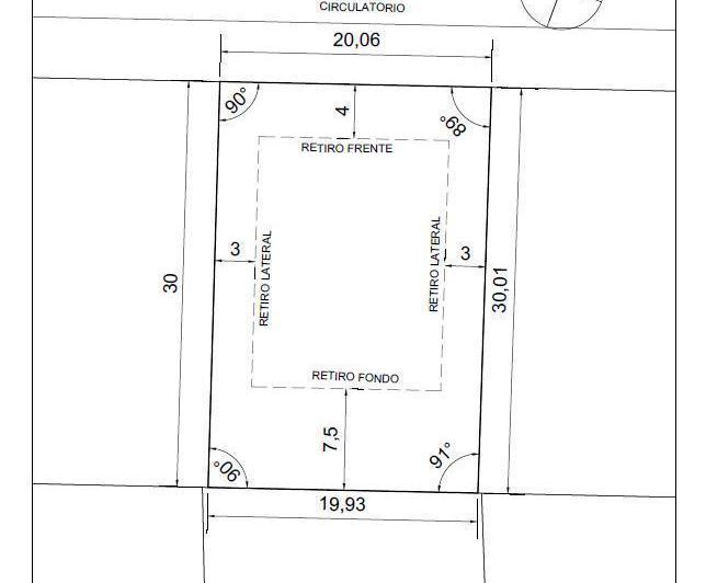 Terreno · 625m²