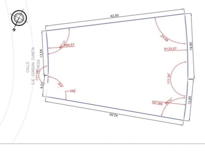 Terreno · 829m²