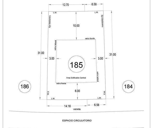 Terreno · 700m²