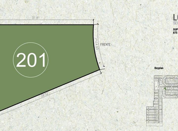 Terreno · 875m²