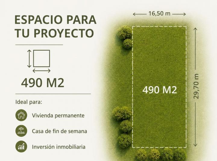 Terreno · 500m²