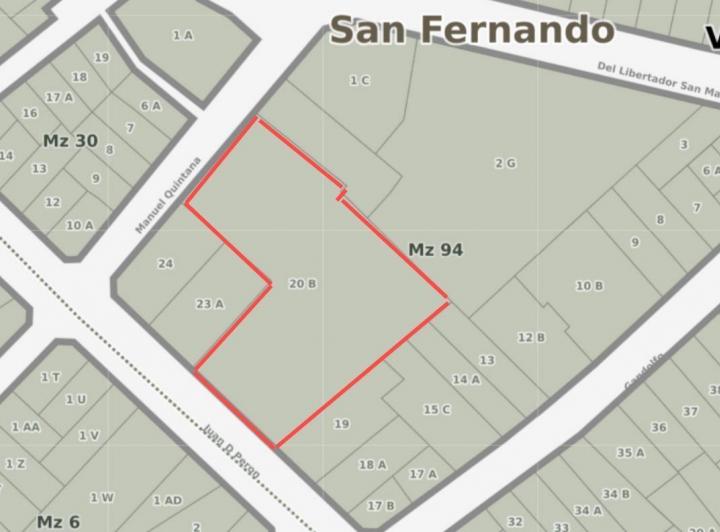 Terreno · 3786m²