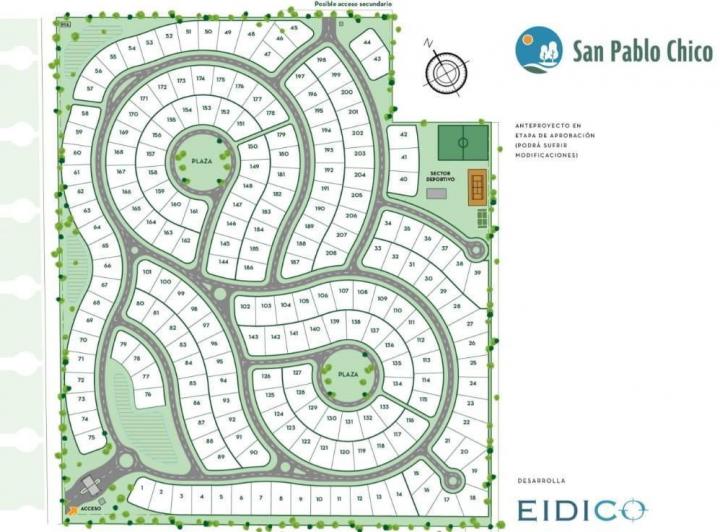 Terreno · 625m²