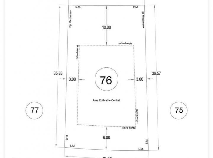 Terreno · 731m²