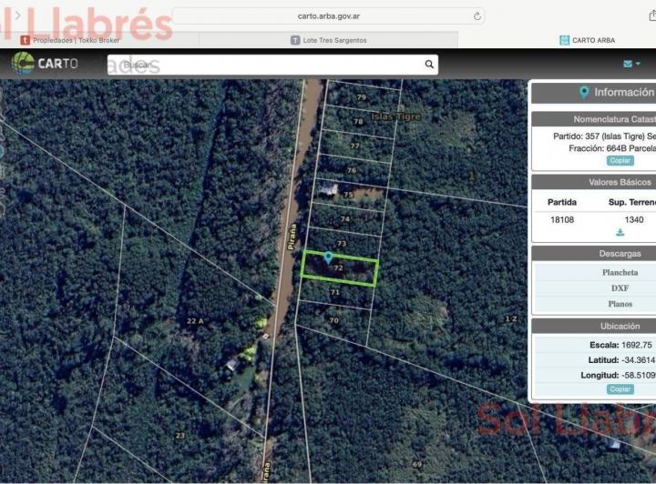 Terreno · 1340m²