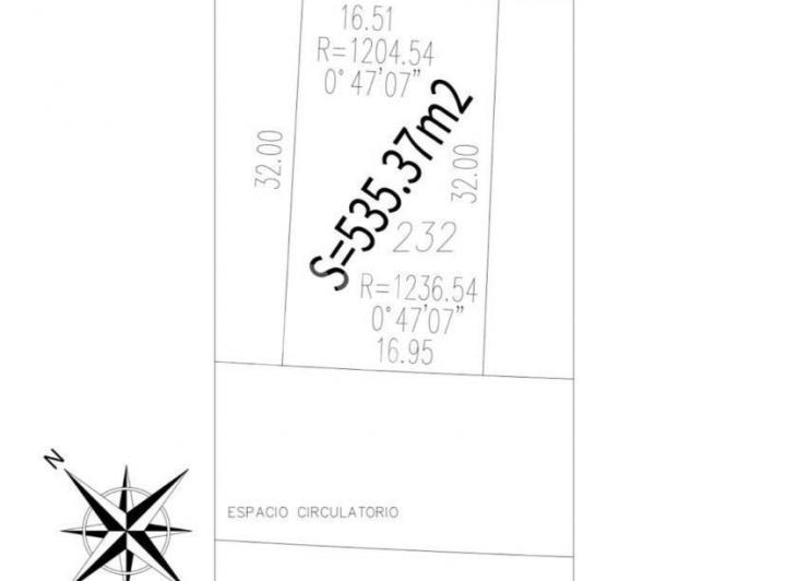 Terreno · 535m²