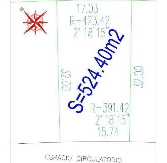 Terreno · 524m²