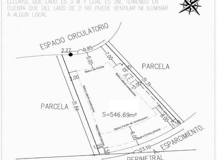 Terreno · 547m²