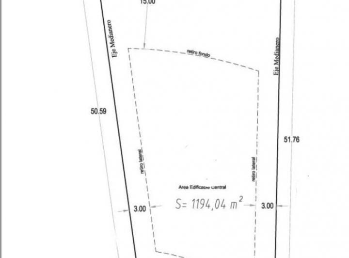 Terreno · 1194m²