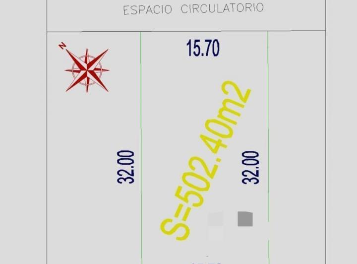 Terreno · 502m²