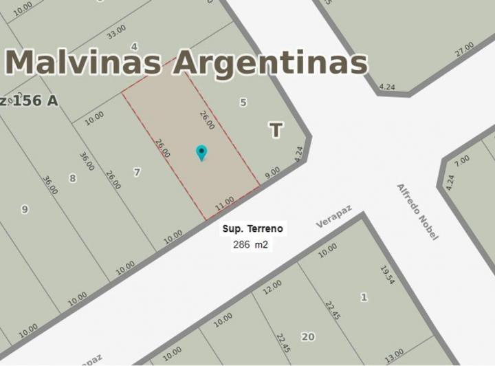 Terreno · 286m²