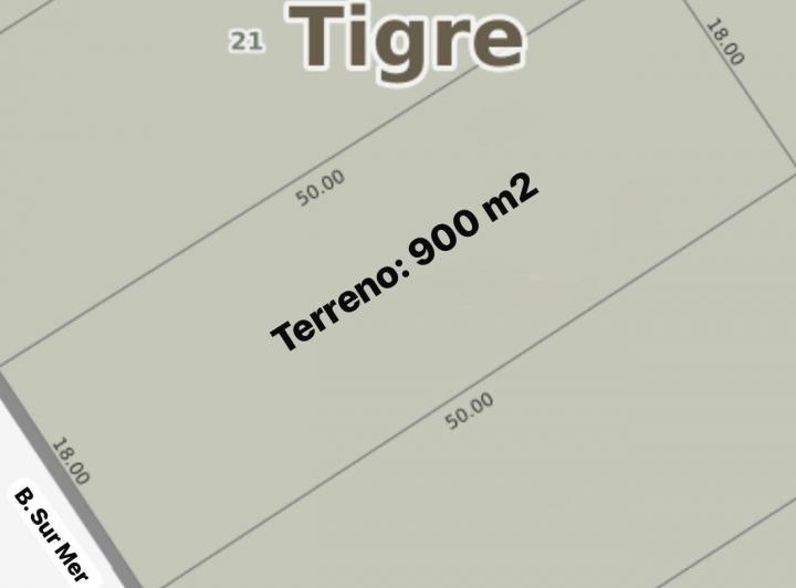 Terreno · 900m²