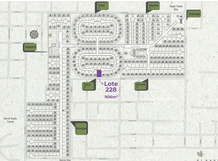 Terreno · 906m²