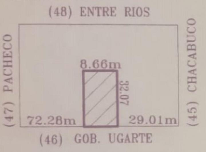Terreno · 554m²