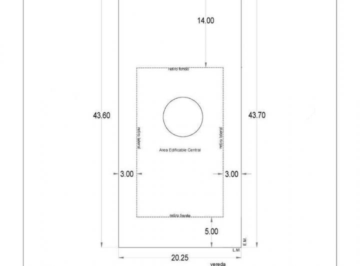 Terreno · 883m²
