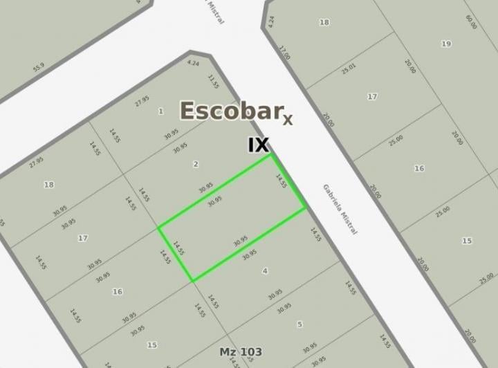 Terreno · 450m²