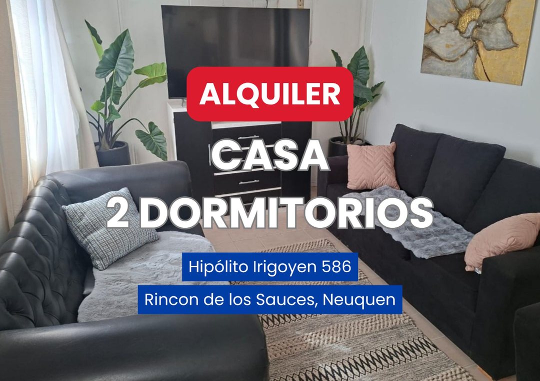 ALQUILER CASA AMOBLADA 4 PAX RINCON DE LOS SAUCES