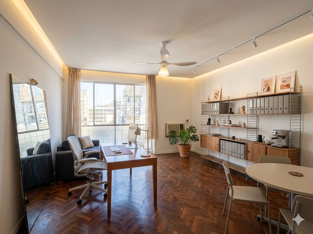 MONOAMBIENTE ALQUILER SAN NICOLAS APTO PROFESIONAL