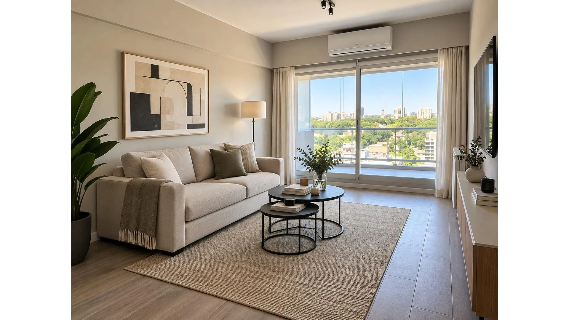Departamento 2 ambientes cocher y amenities, Wave Libertador