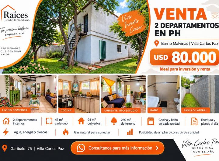 Casa · 97m² · 4 Ambientes