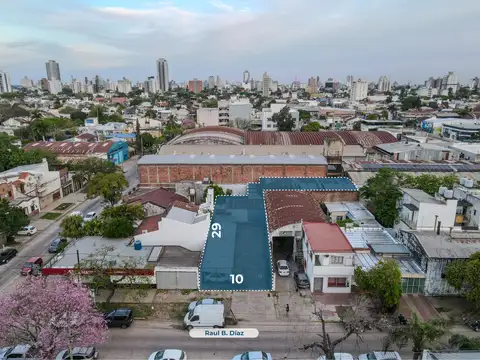 Terreno de 522 m² con galpón a 70 m de av. 25 de mayo