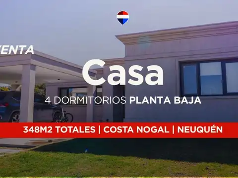 Venta casa 4 dorm | costa nogal | neuquen