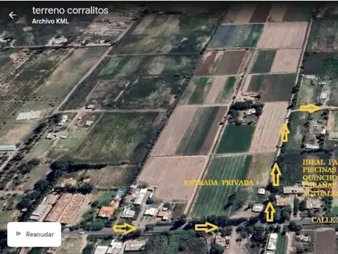 Lote en venta los corralitos gllen calle 2 de mayo