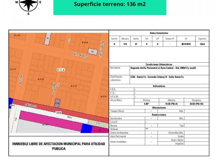 Terreno · 136m²