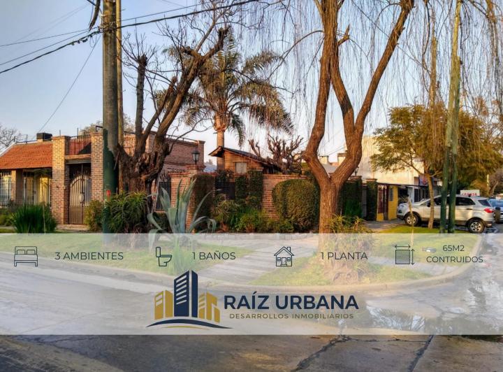 Casa · 65m² · 3 Ambientes · 1 Cochera