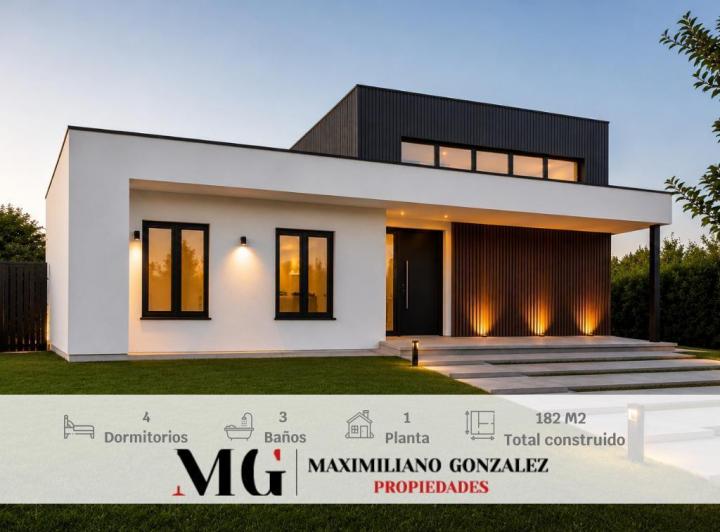 Casa · 182m² · 4 Ambientes · 1 Cochera