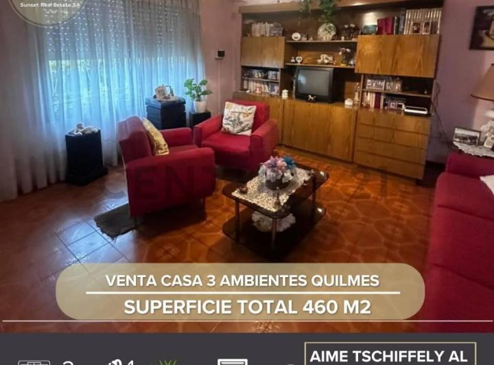 Casa · 180m² · 3 Ambientes · 1 Cochera