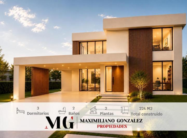 Casa · 224m² · 4 Ambientes · 1 Cochera