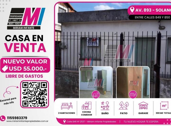 Casa · 89m² · 4 Ambientes