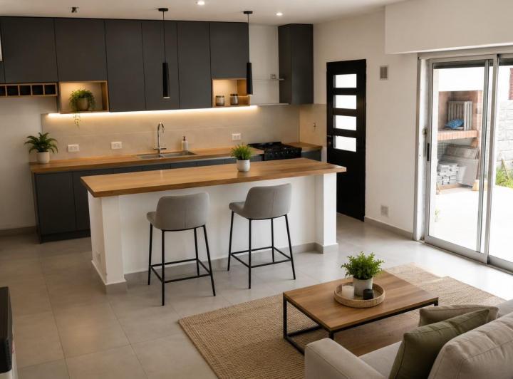 Casa · 80m² · 3 Ambientes · 2 Cocheras