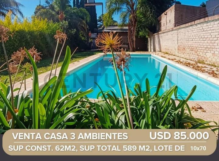 Casa · 62m² · 3 Ambientes · 2 Cocheras