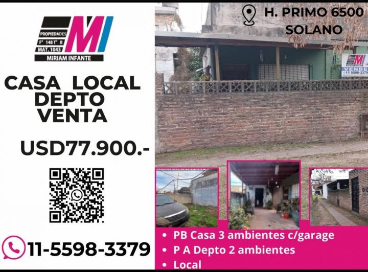 Casa · 1m² · 3 Ambientes