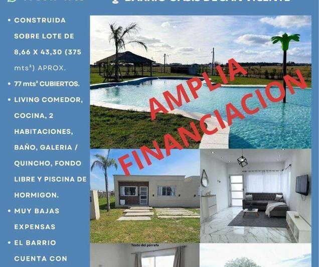 Casa · 77m² · 3 Ambientes · 1 Cochera
