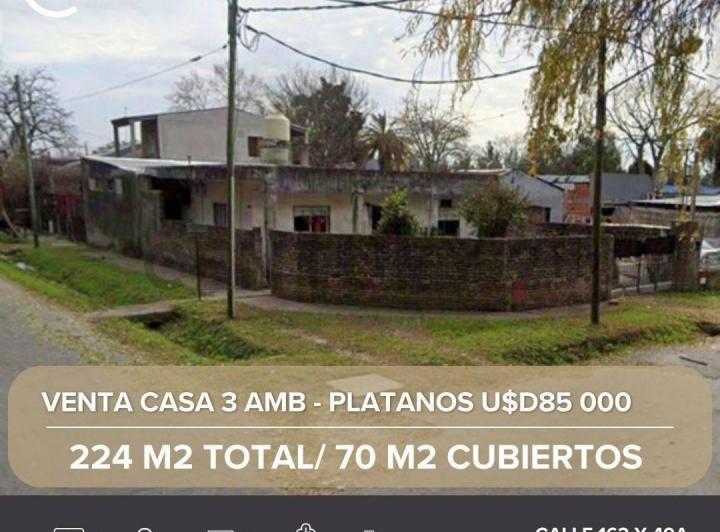 Casa · 135m² · 4 Ambientes · 1 Cochera