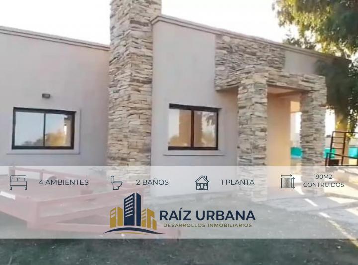 Casa · 190m² · 4 Ambientes · 1 Cochera
