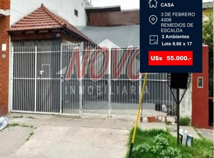 Casa · 77m² · 3 Ambientes · 1 Cochera