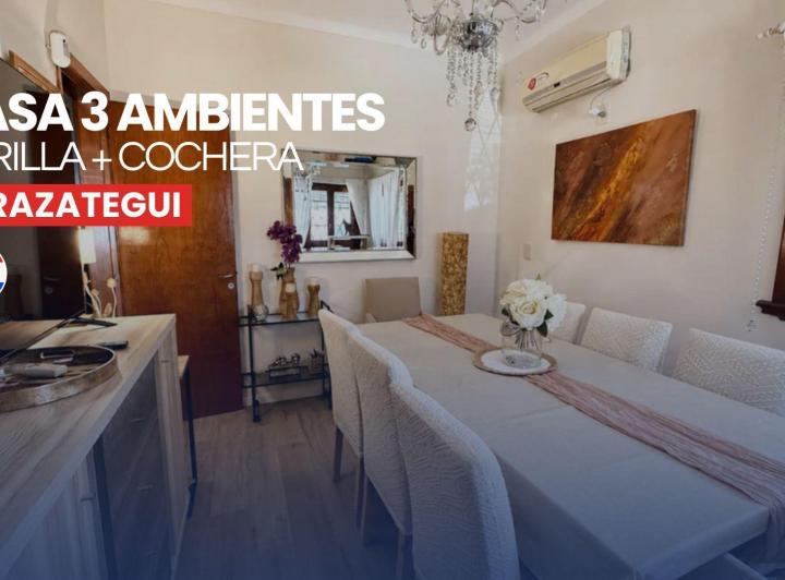 Casa · 70m² · 3 Ambientes · 1 Cochera